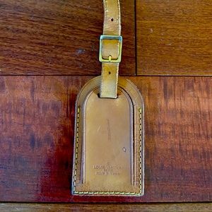 Vintage Louis Vuitton luggage tag